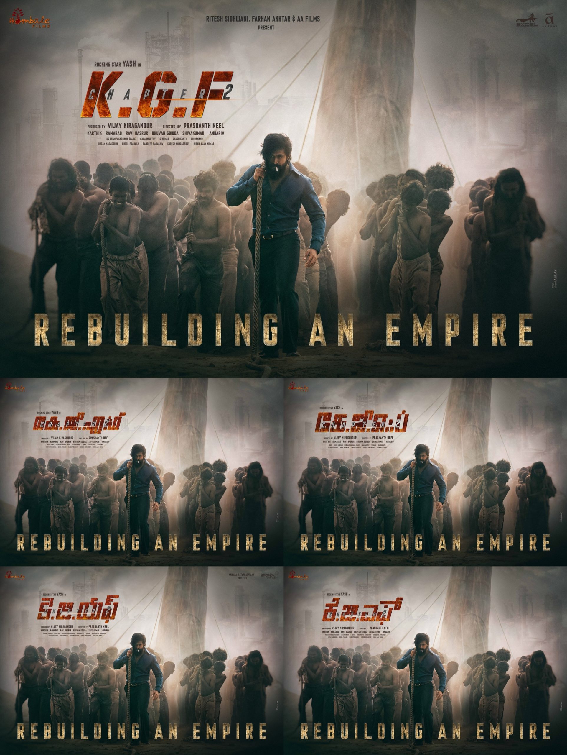 Kgf Chapter 2 First Look Unveiled With Rebuilding An Empire