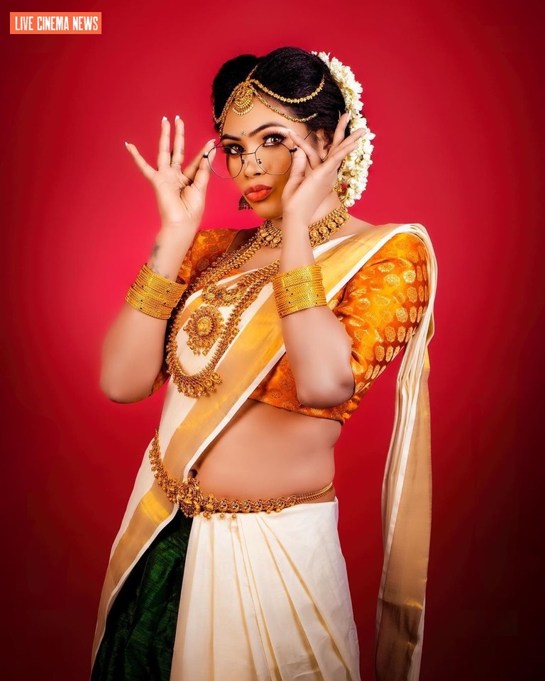 Divya Krishnan Latest Saree Photos