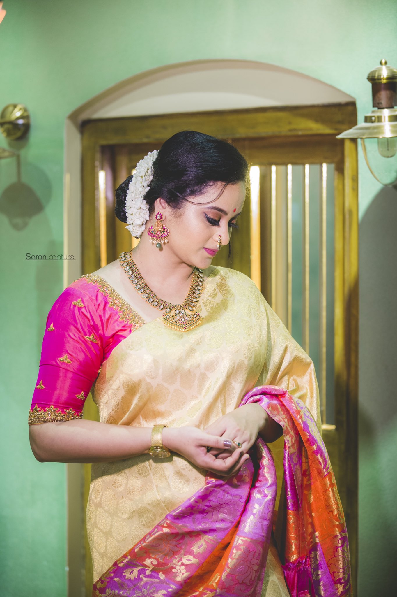 Actress Suja Varunee Saree Latest Images